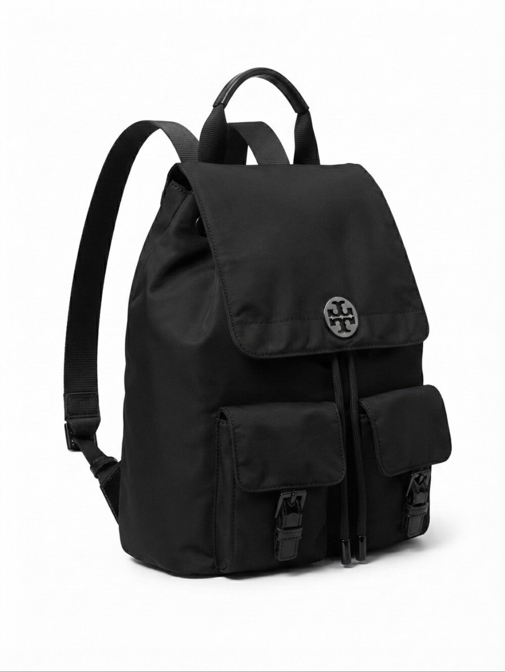 Tory Burch Black Nylon Backpack - Sleek Everyday Bag